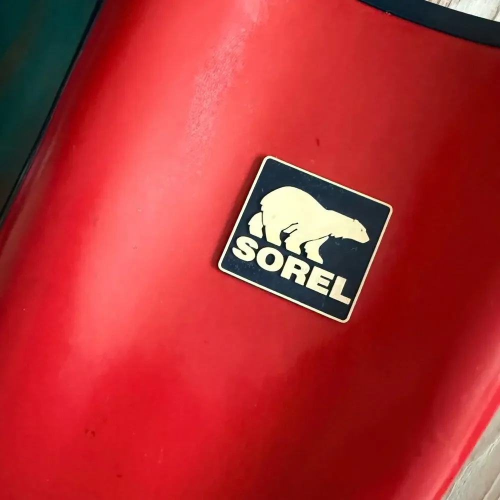 Sorel Sorellington rubber rain boots sz 7 waterproof puddle jumpers NL 1523 698 - Picture 5 of 15